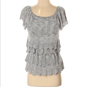 White House Black Market Size XS Layered Top